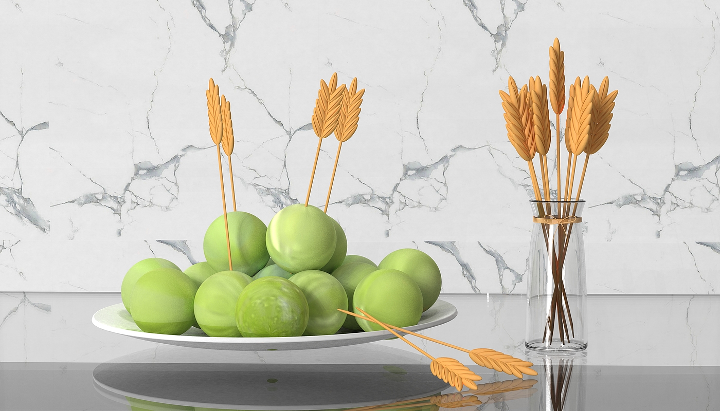 Fruit fork，Cultural creation，Solar terms，