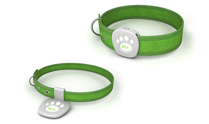 Wearable ，Location tracking，Pet collar，Rex，Green red，