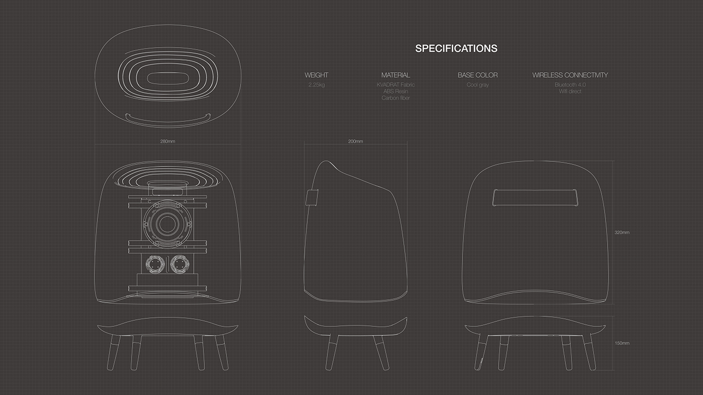 product design，music，Hearing impairment，loudspeaker box，2017 red dot award，2017Adesign，