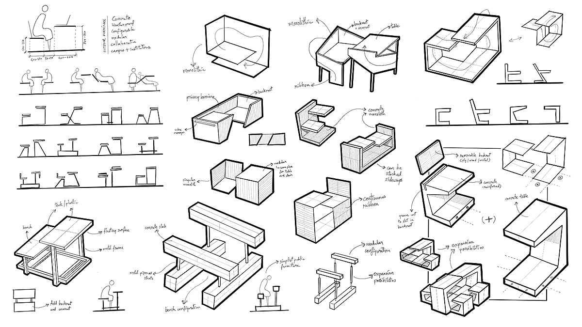 户外家具，家具设计，户外设施，Outdoor Furniture，