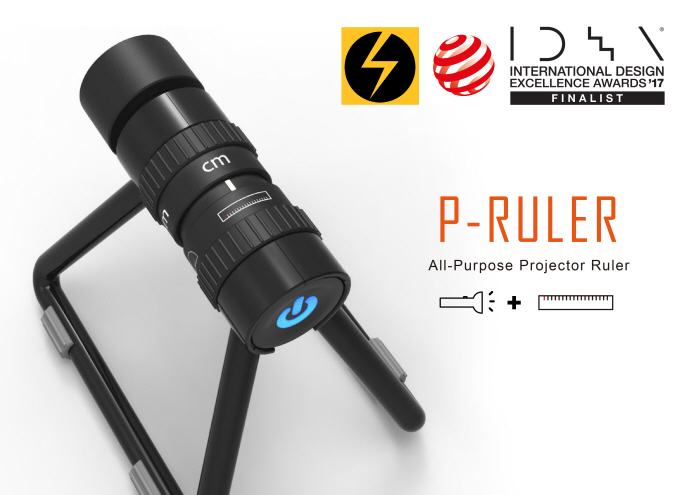 red dot，P-Ruler，Projection，light beam，distance，angle，