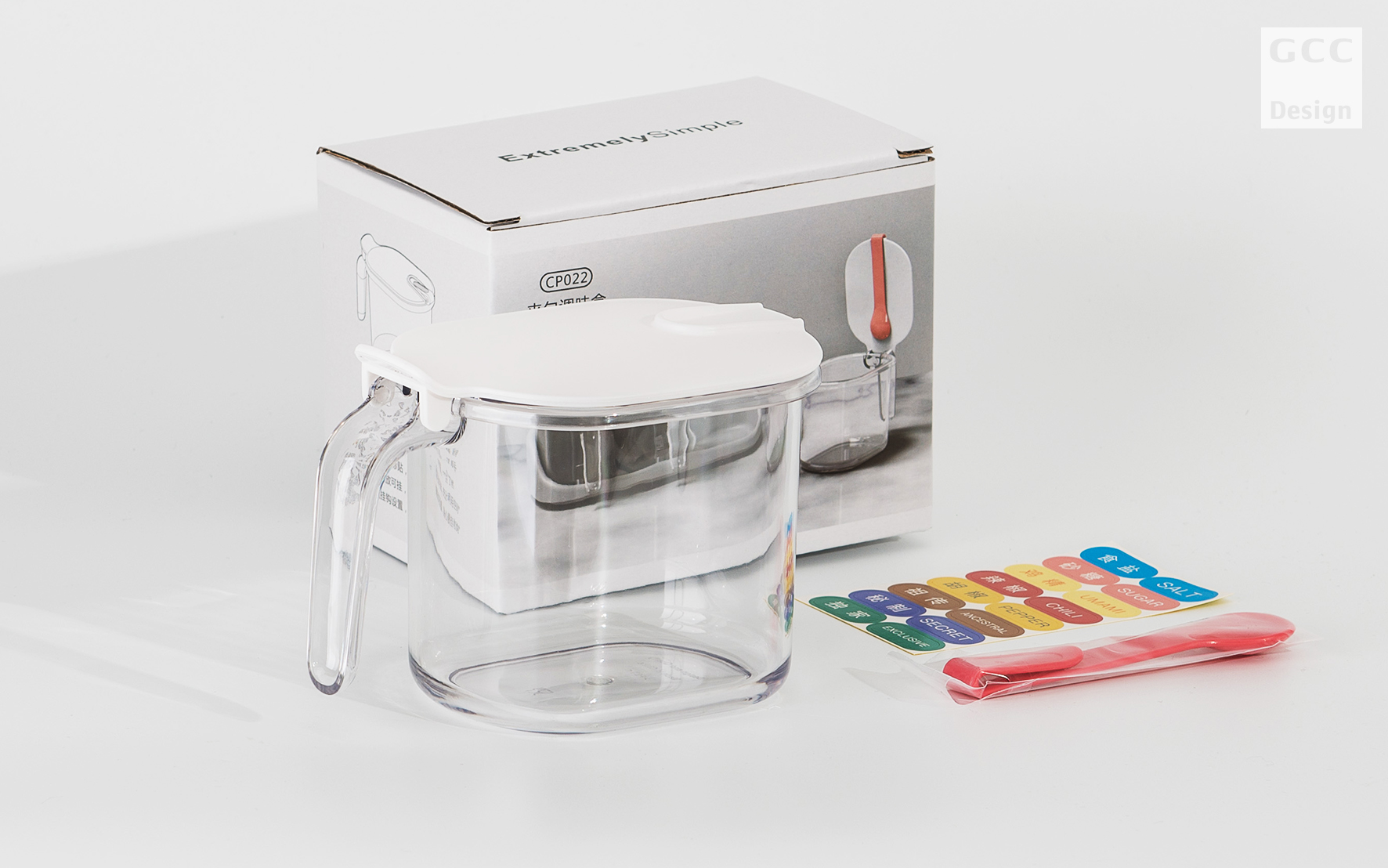 Kitchen storage，Seasoning box，Wall mounted storage，Label seasoning box，Original home，