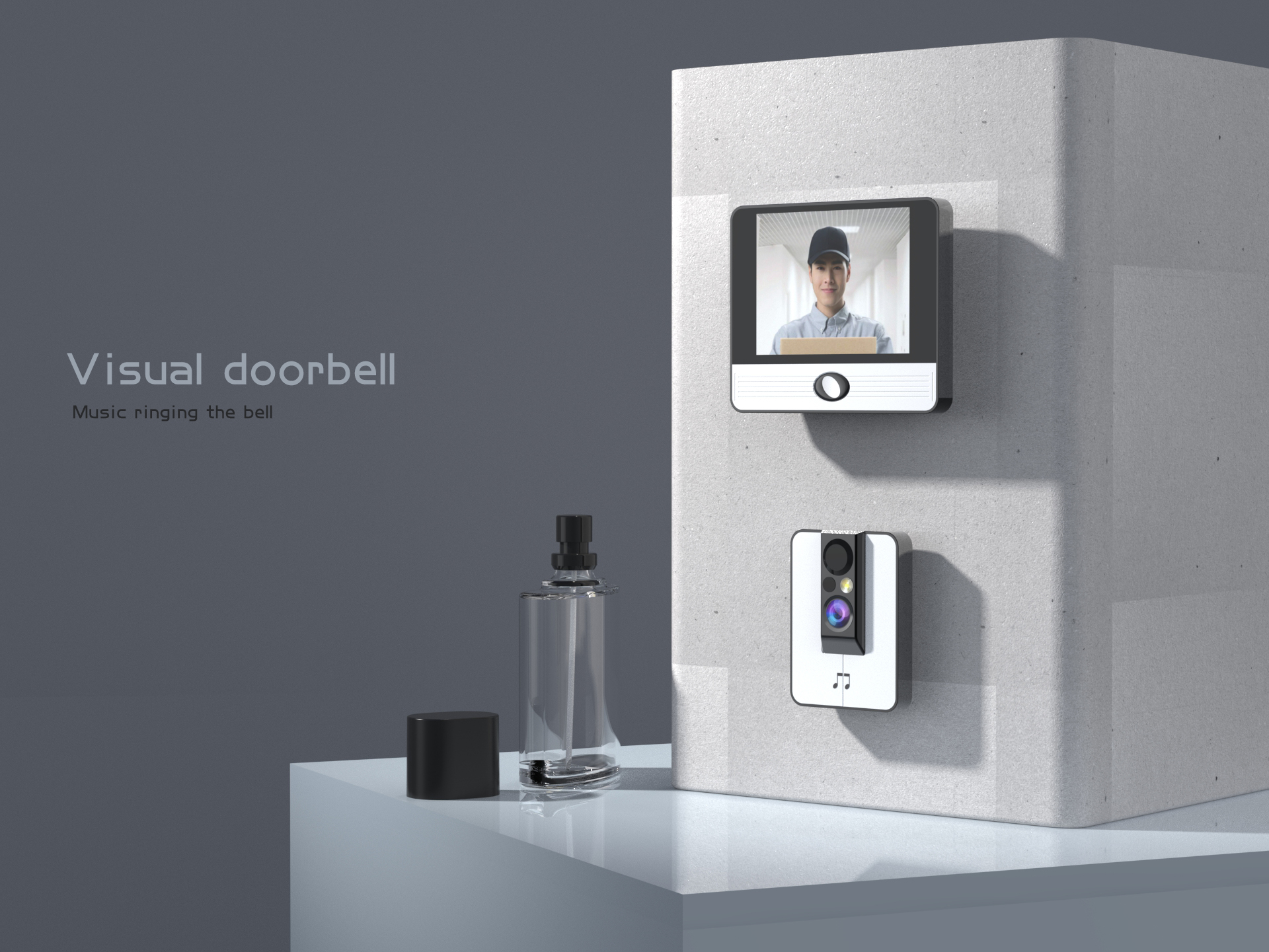 Visual doorbell，