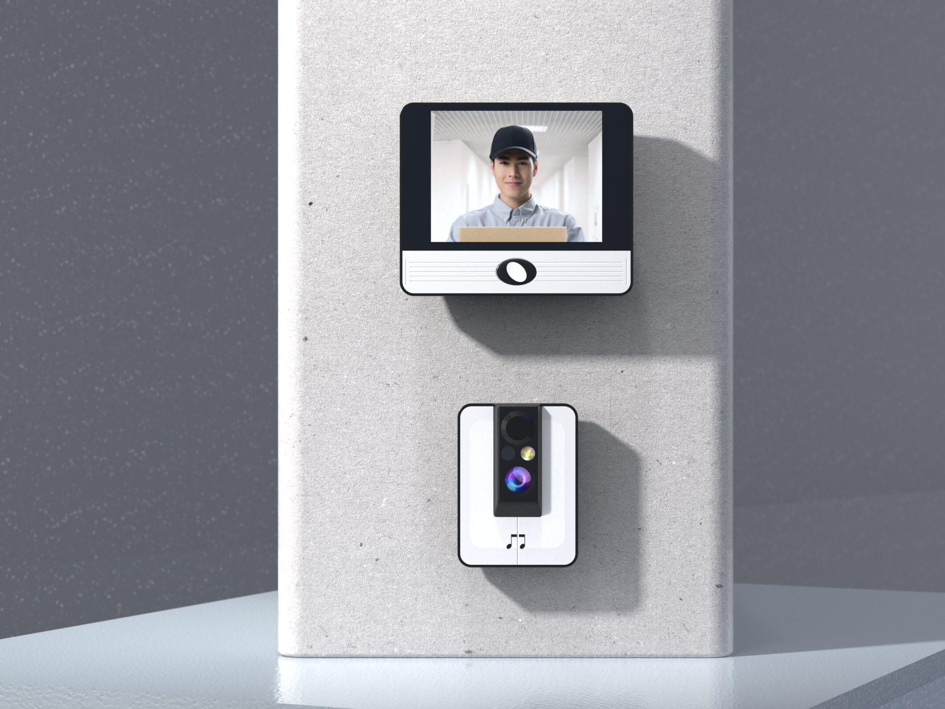 Visual doorbell，