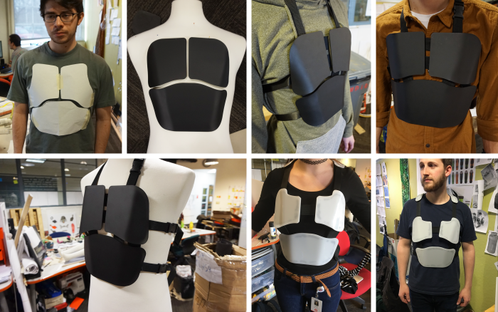 feel，VR vest，Cold and hot，perception，virtual reality，