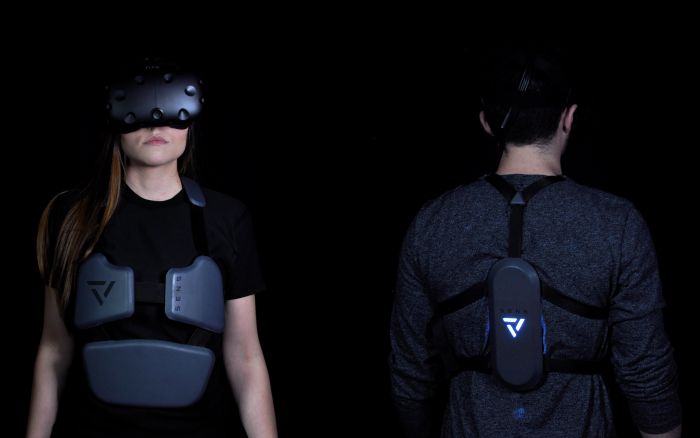 feel，VR vest，Cold and hot，perception，virtual reality，