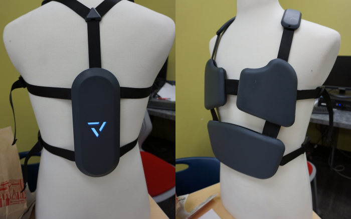 feel，VR vest，Cold and hot，perception，virtual reality，