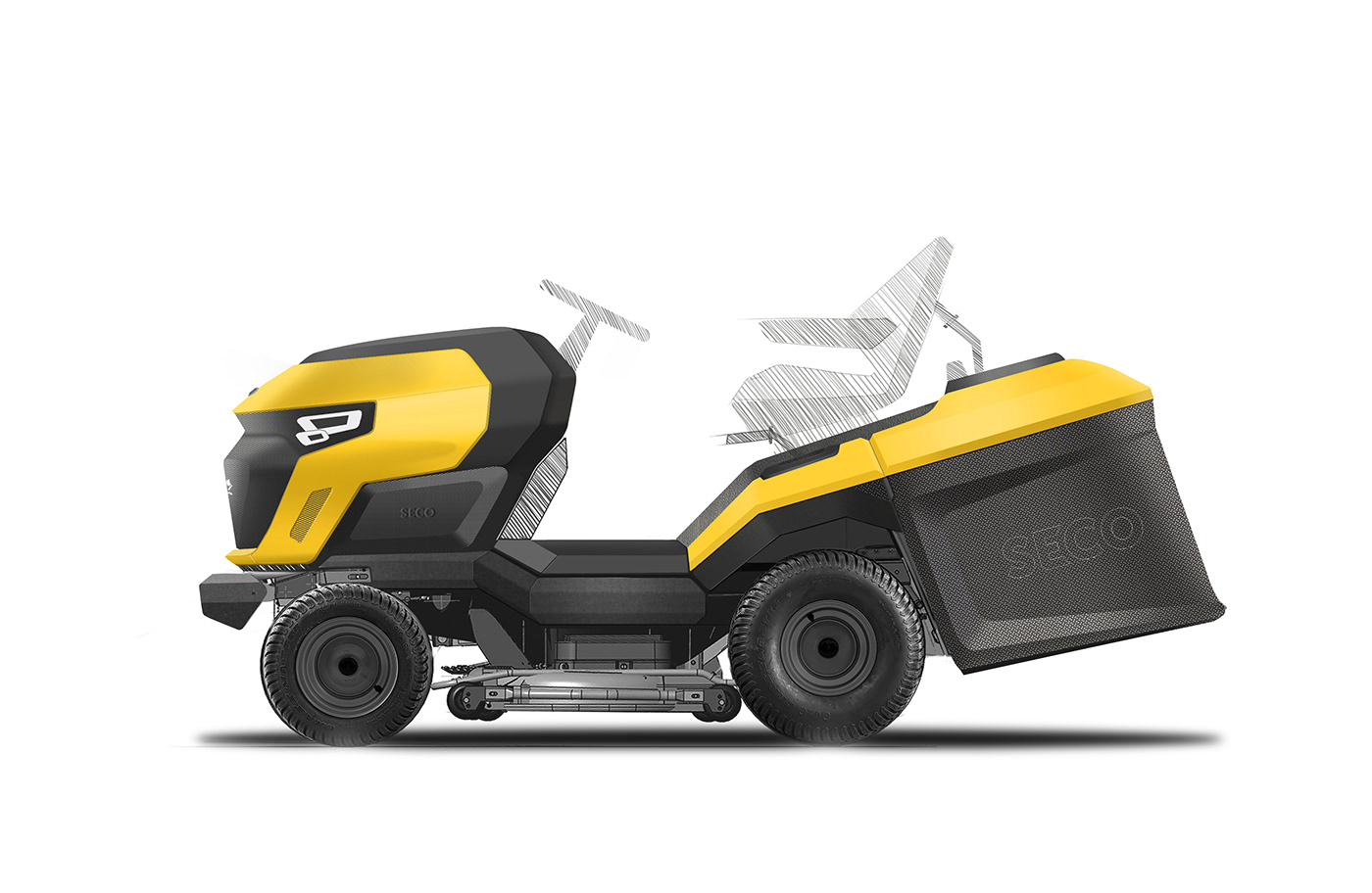 Tractor，vehicle，Agricultural machinery tools，industrial design，