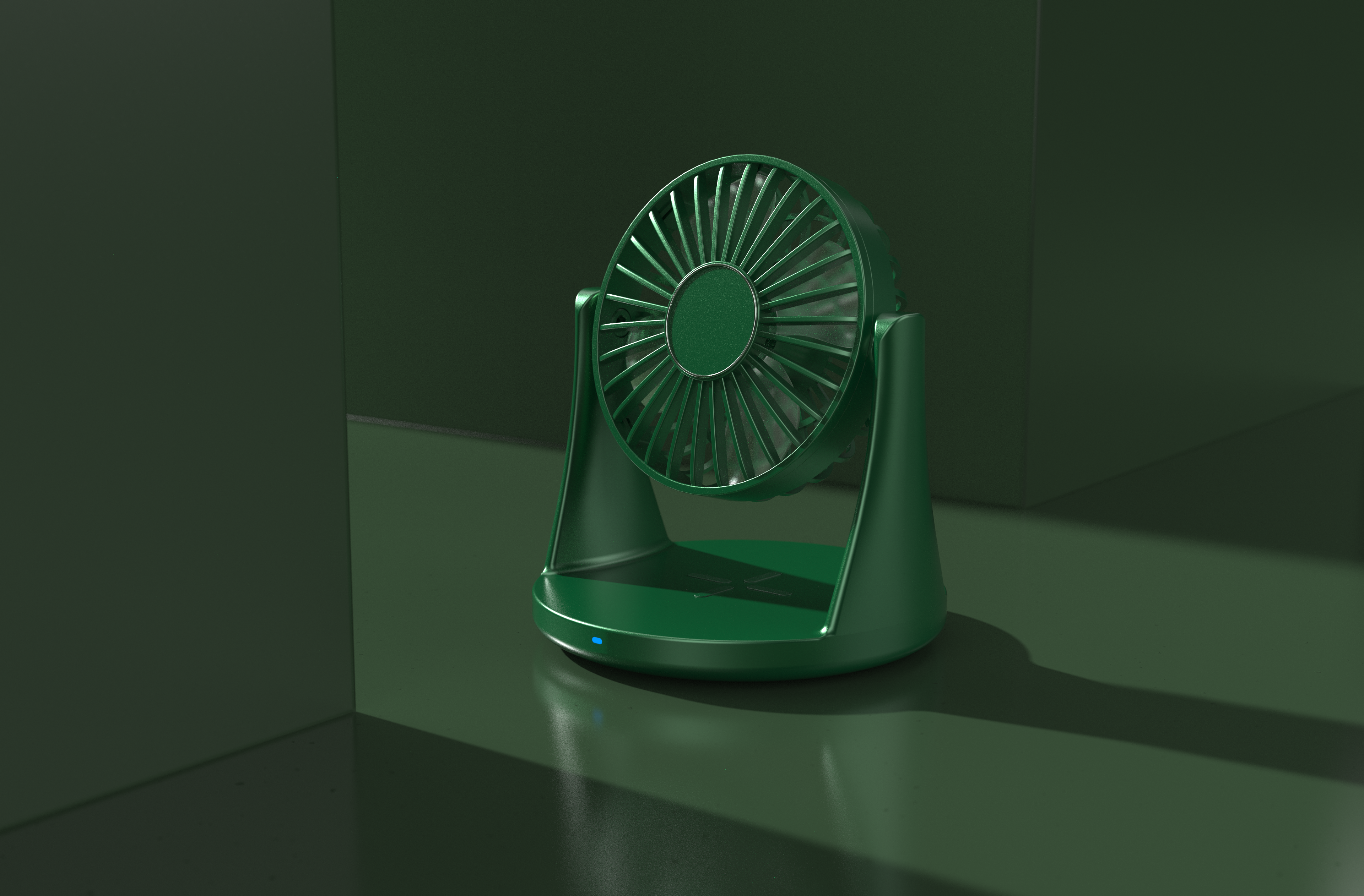 Wireless charging，Fan，Render，