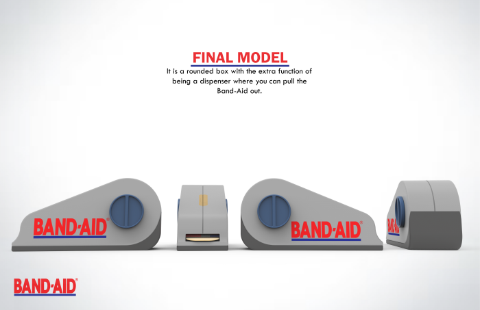 BAND·AID，Band aid roll，switch，facilitate，One hand operation，