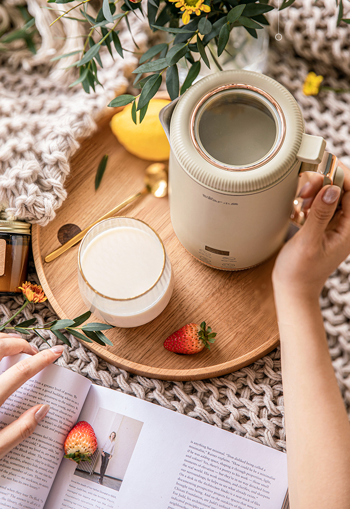 Small soymilk machine, mini soymilk machine, soymilk machine, wall breaking machine,，