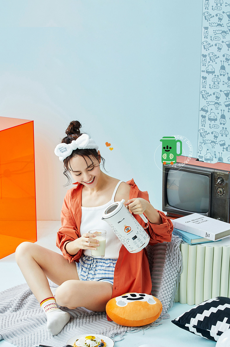 Small soymilk machine, mini soymilk machine, soymilk machine, wall breaking machine,，