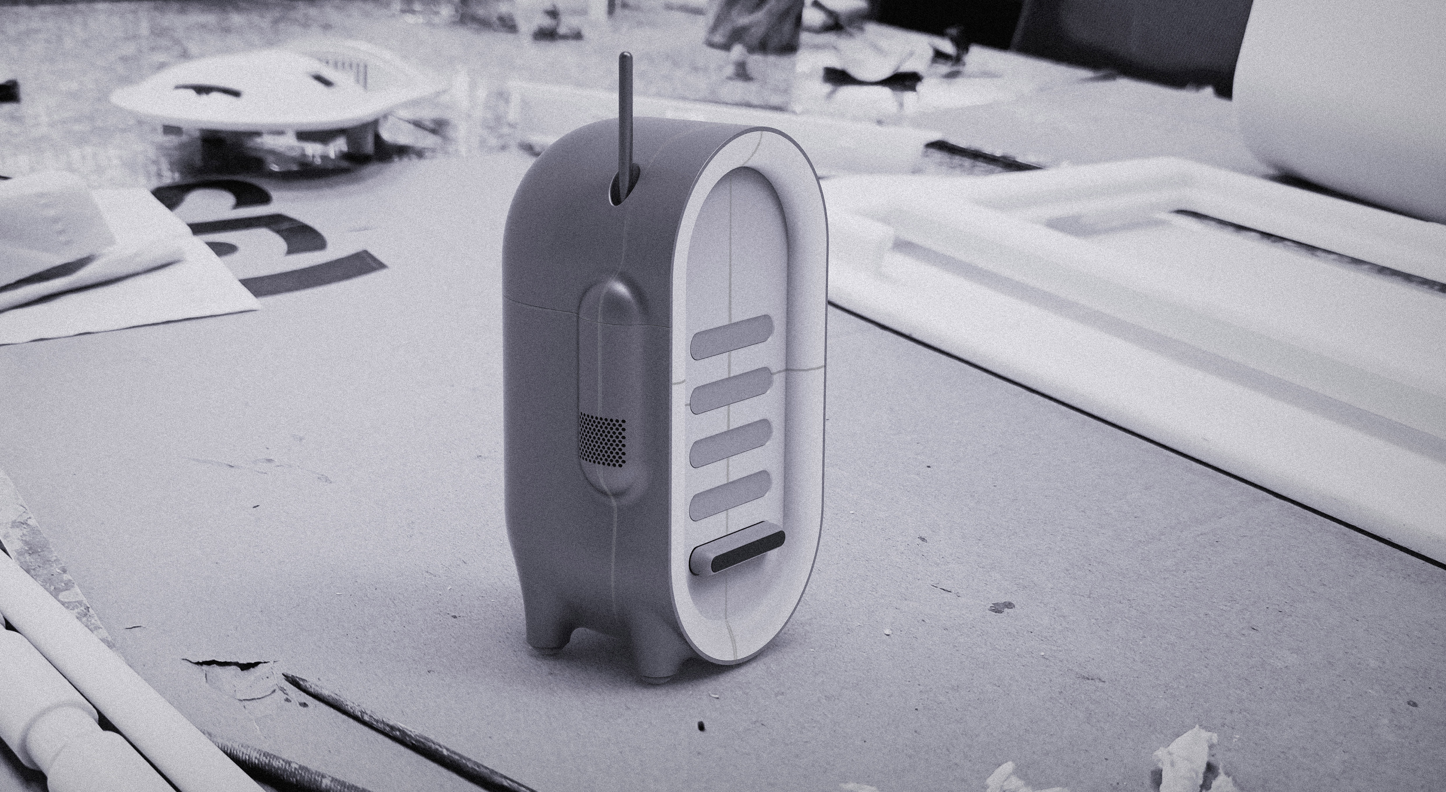 Spade design，Shared power bank，