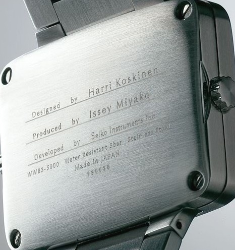 Wrist watch，Issey Miyake，