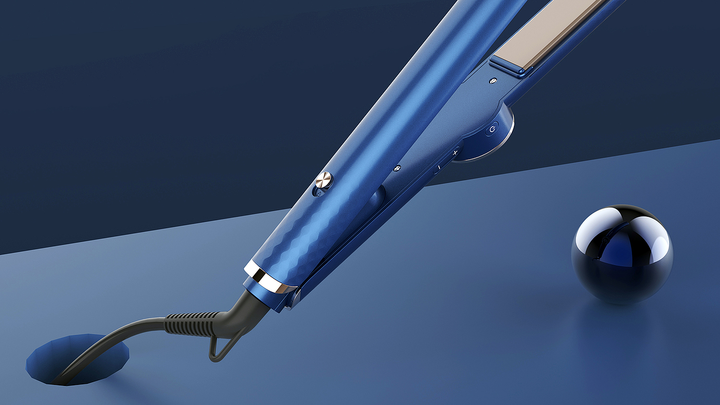 Hair straightener, curling bar, straight clip，