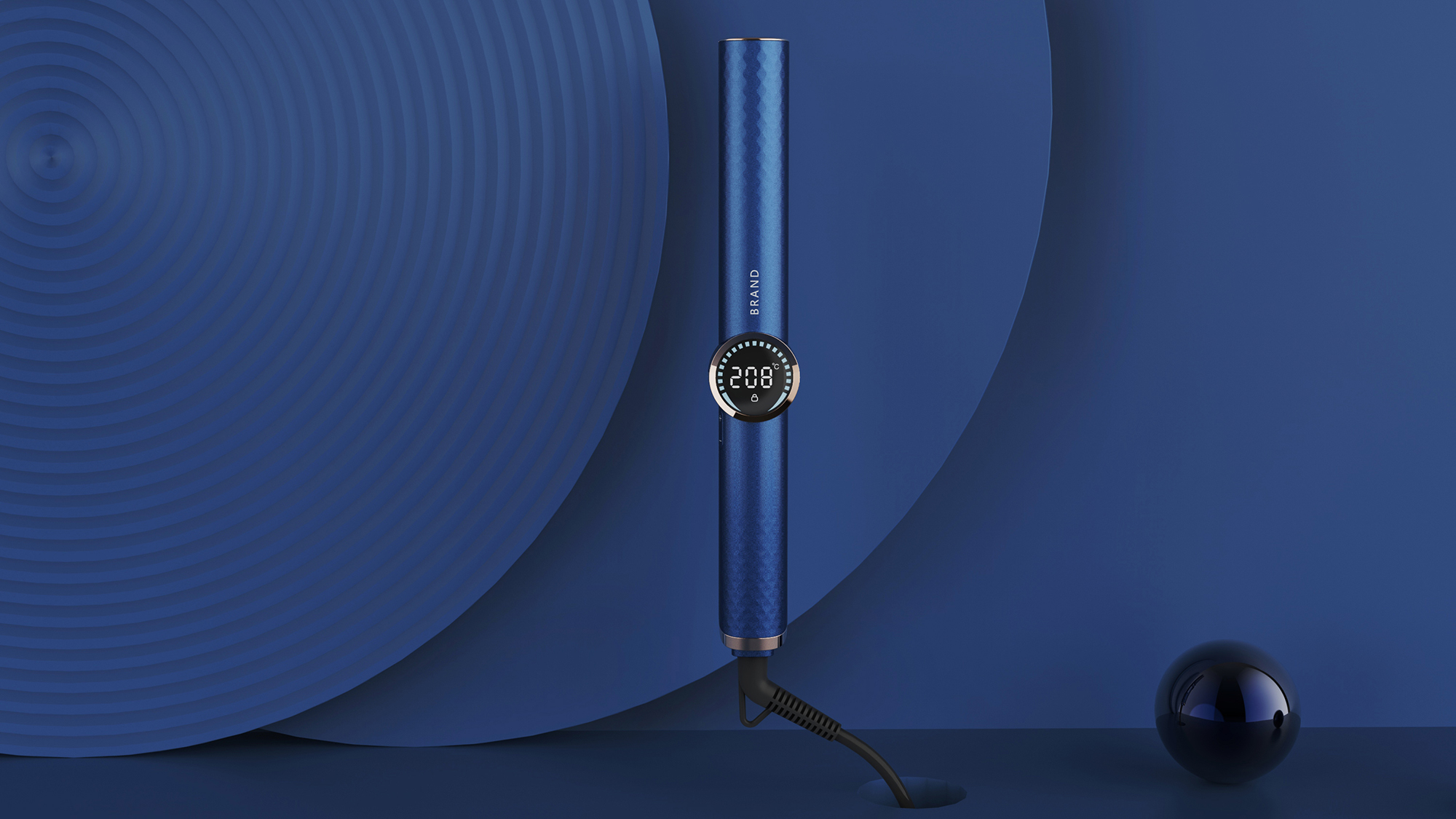 Hair straightener, curling bar, straight clip，