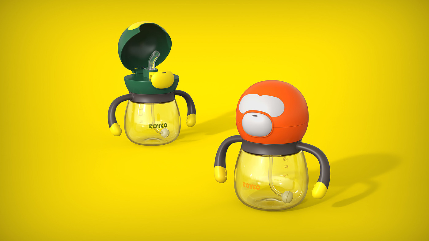 industrial design，Mingrui design，Mother, baby and child play，Children's fun cup，
