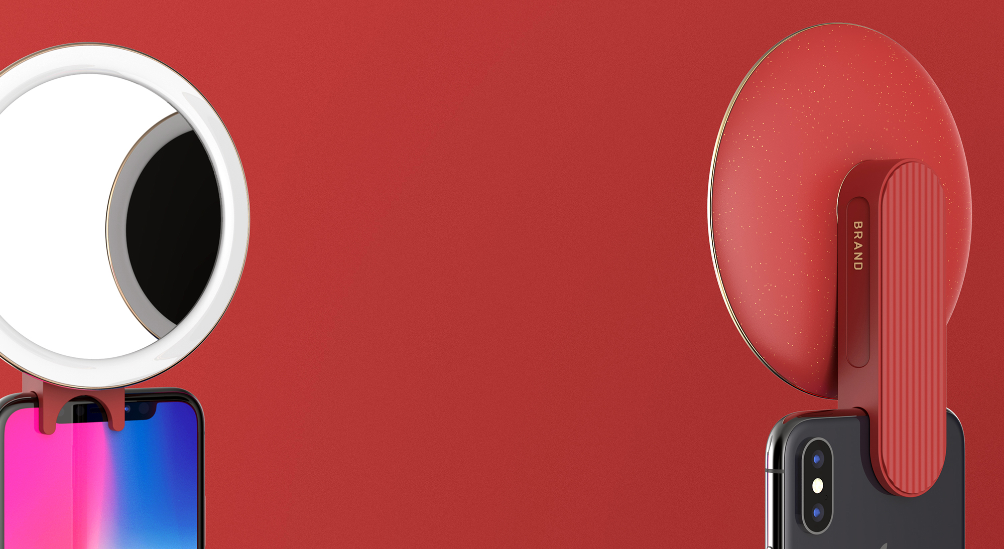 Portable mirror, cosmetic mirror, light cosmetic mirror，