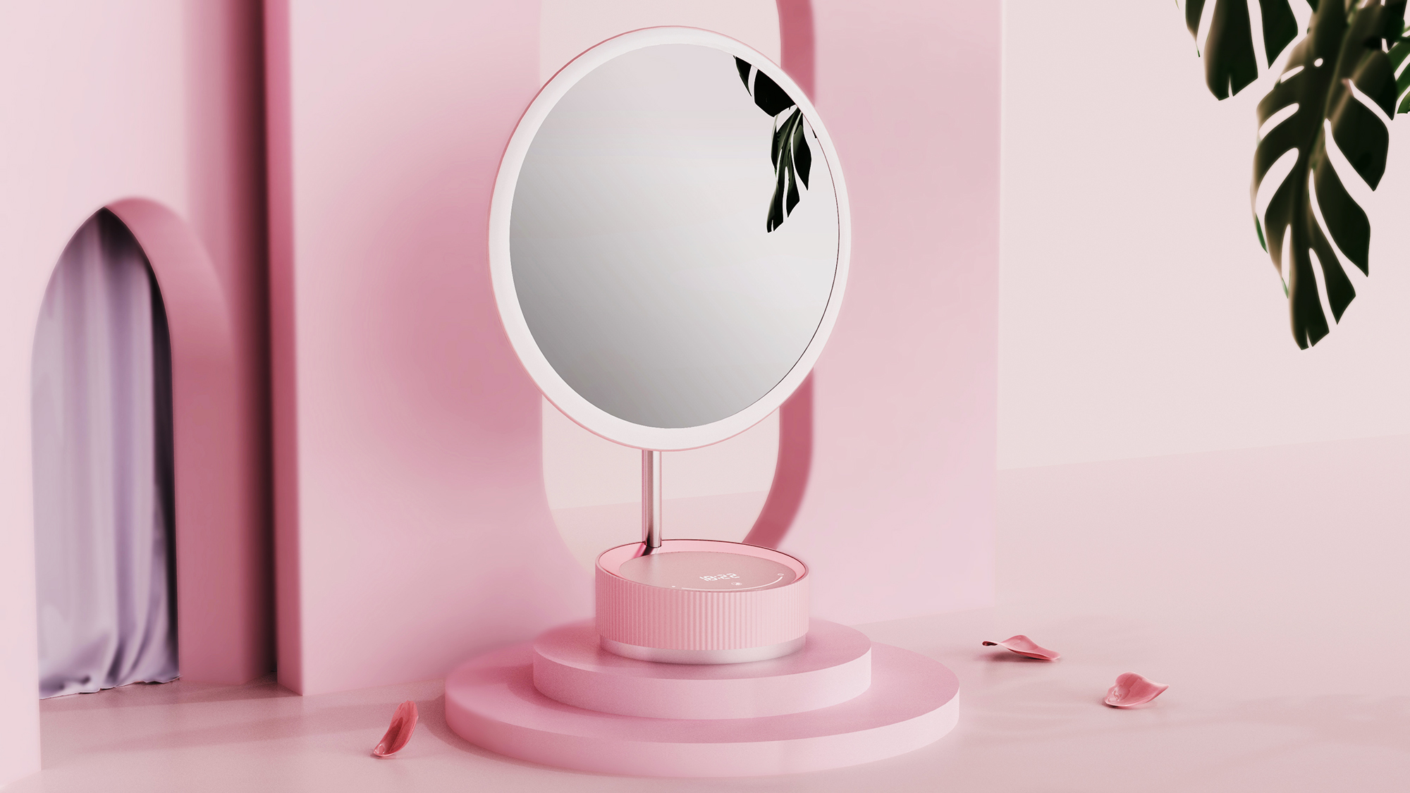 Makeup mirror, light mirror, beauty mirror，