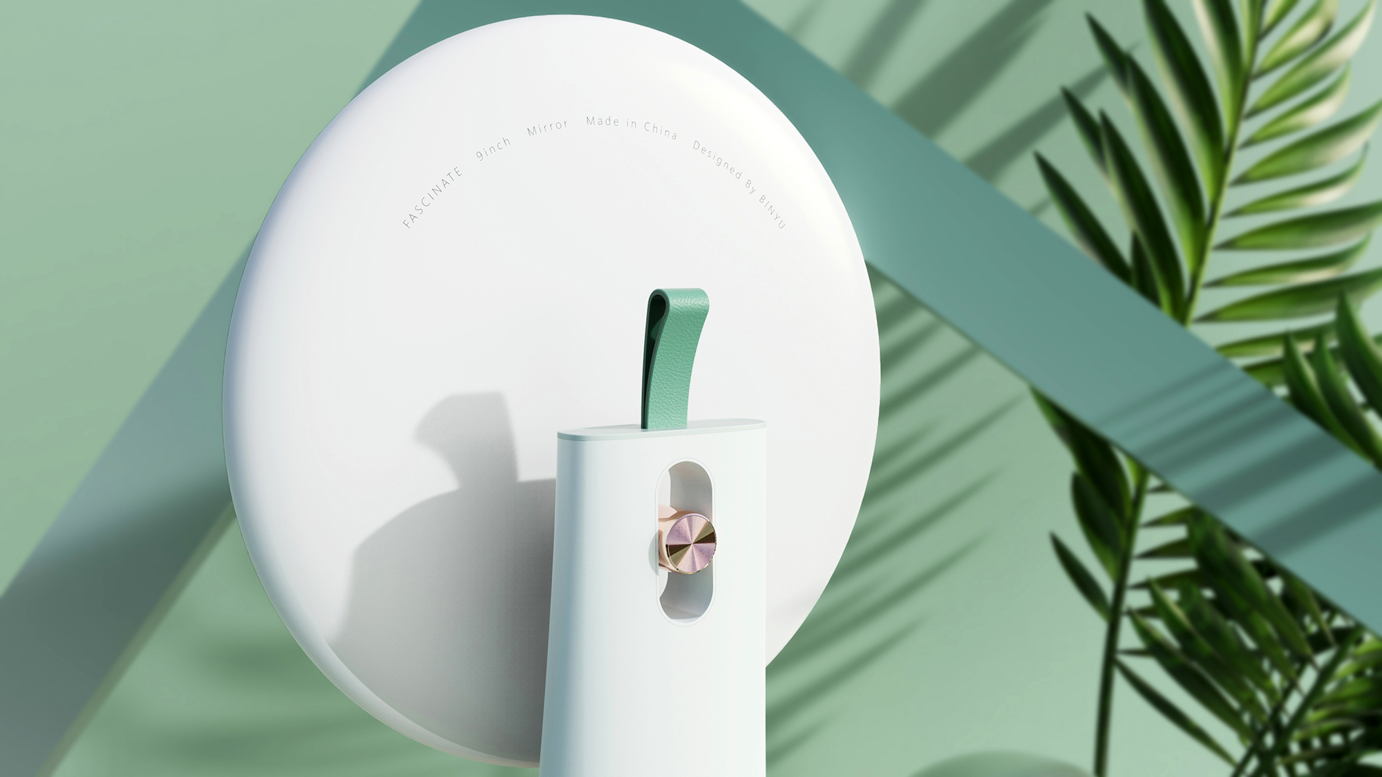 Light mirror, makeup mirror, beauty mirror，