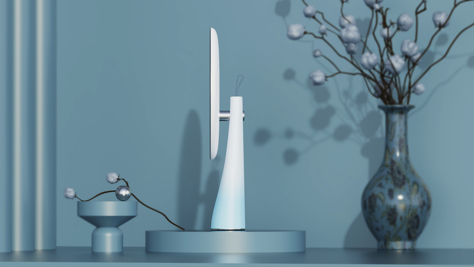 Light mirror, makeup mirror, beauty mirror，