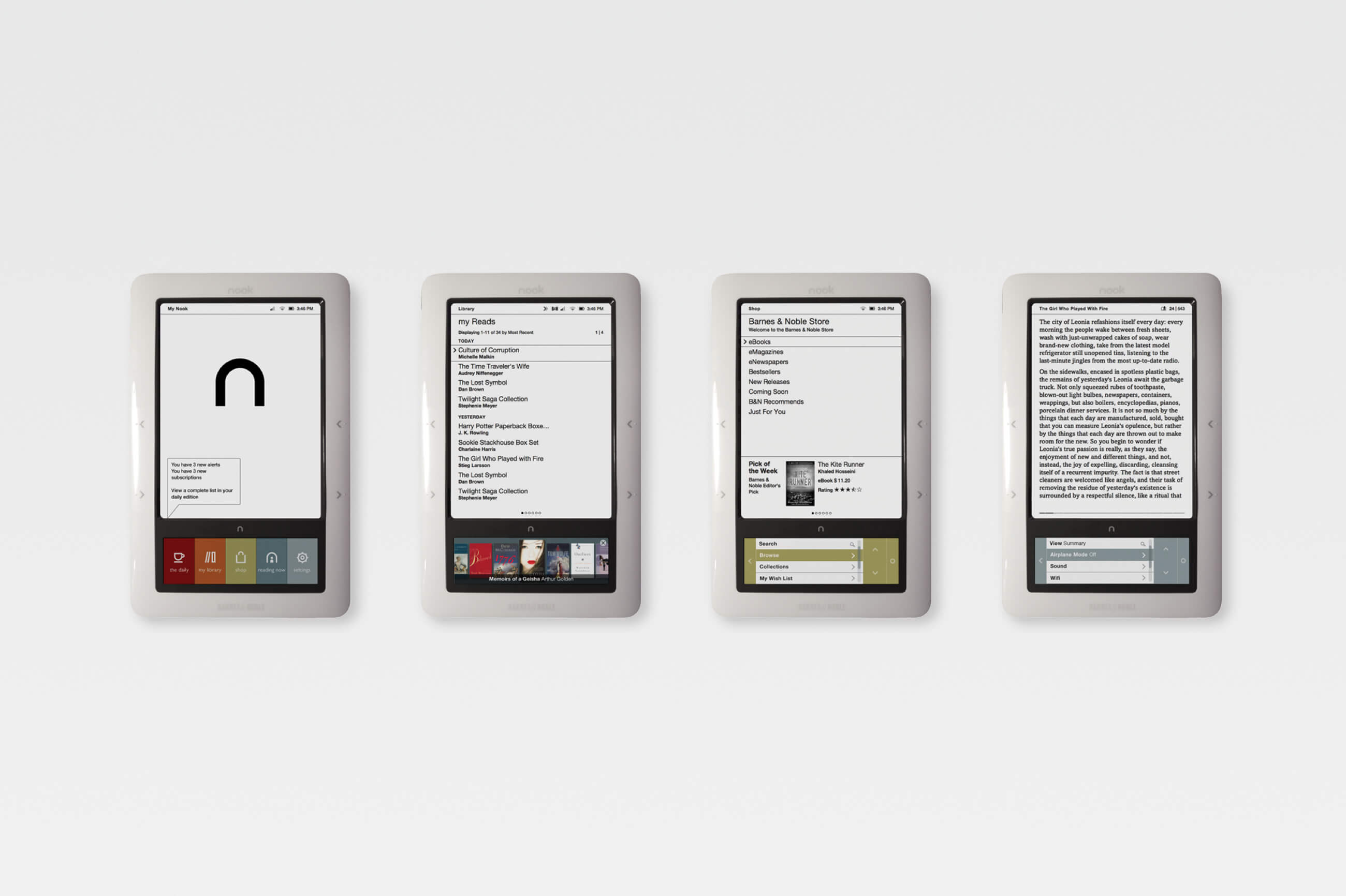 books，kindle，electronic reading，Nook，