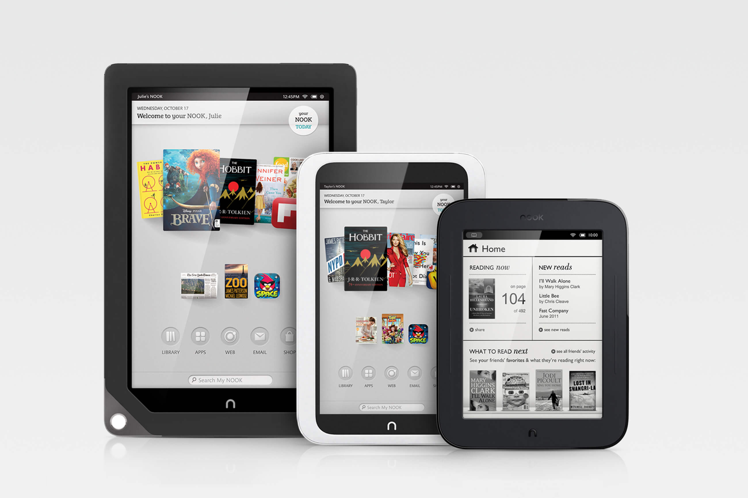 books，kindle，electronic reading，Nook，