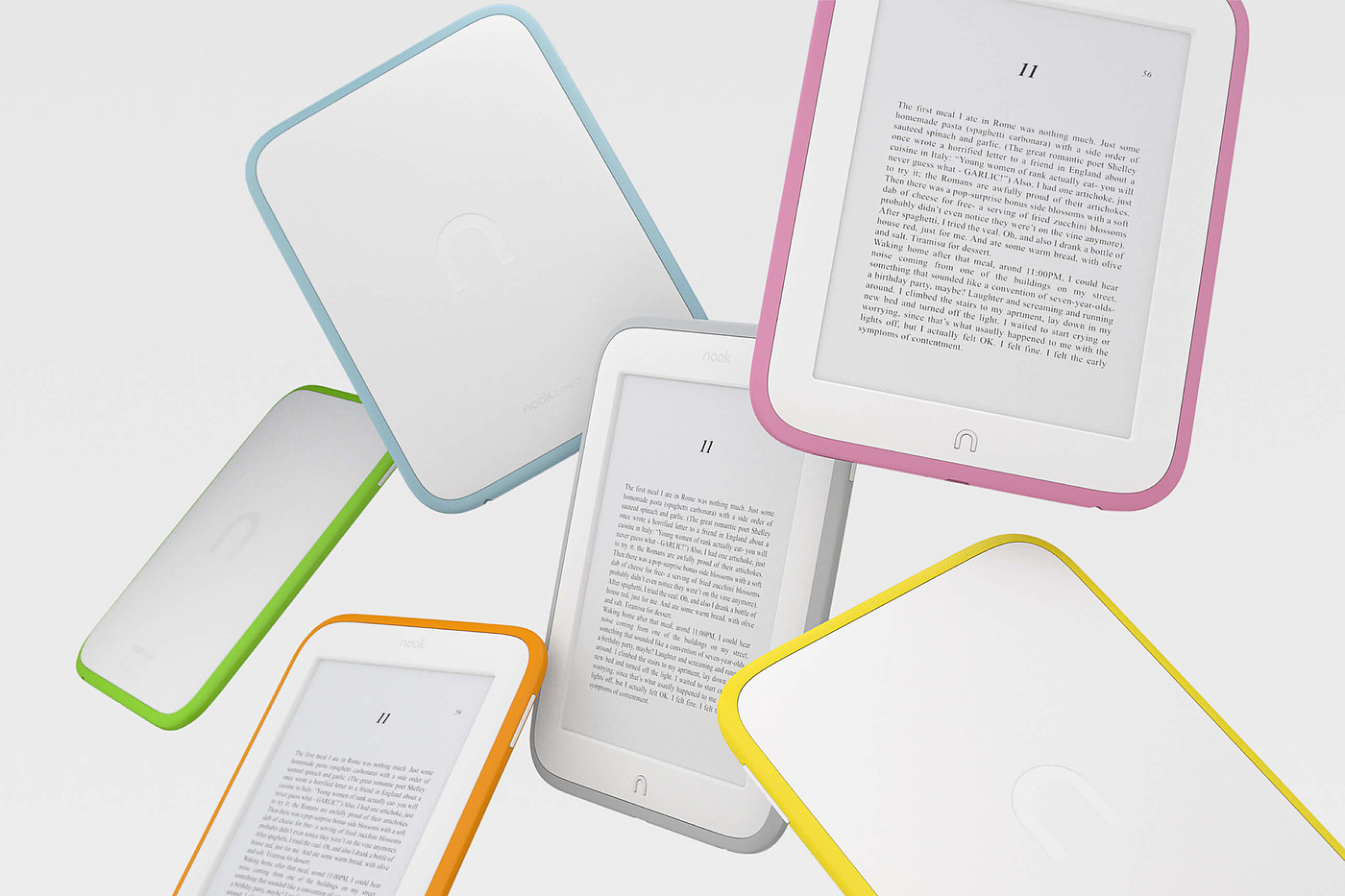 books，kindle，electronic reading，Nook，