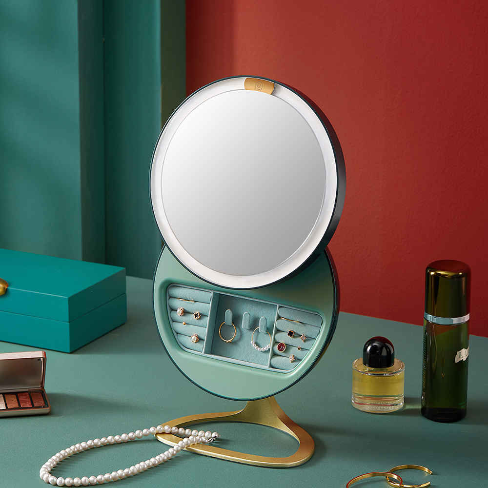 Cosmetic mirror, cosmetic mirror, storage cosmetic mirror，