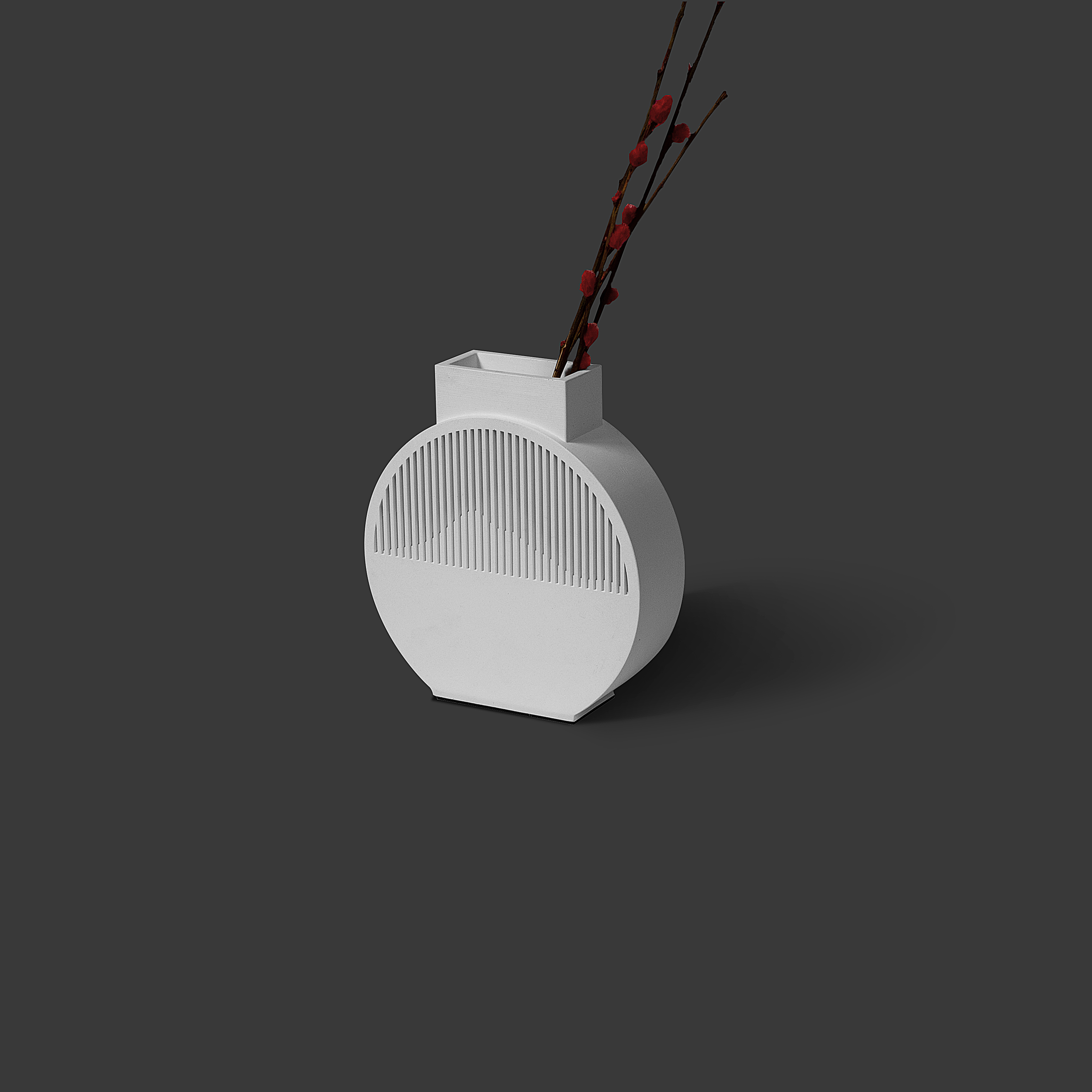 The other side，Cement vase，Creative vase，Home furnishings，