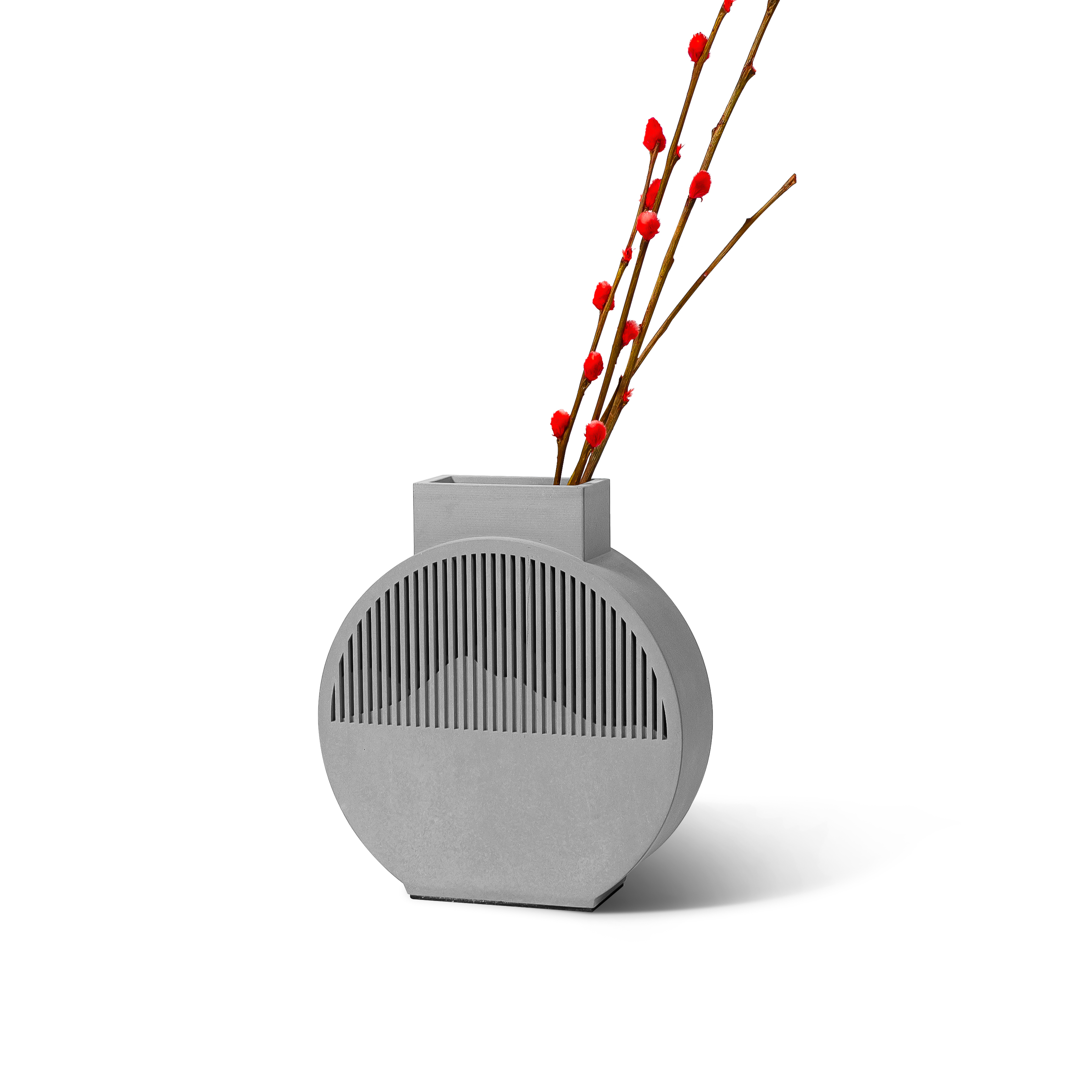 The other side，Cement vase，Creative vase，Home furnishings，