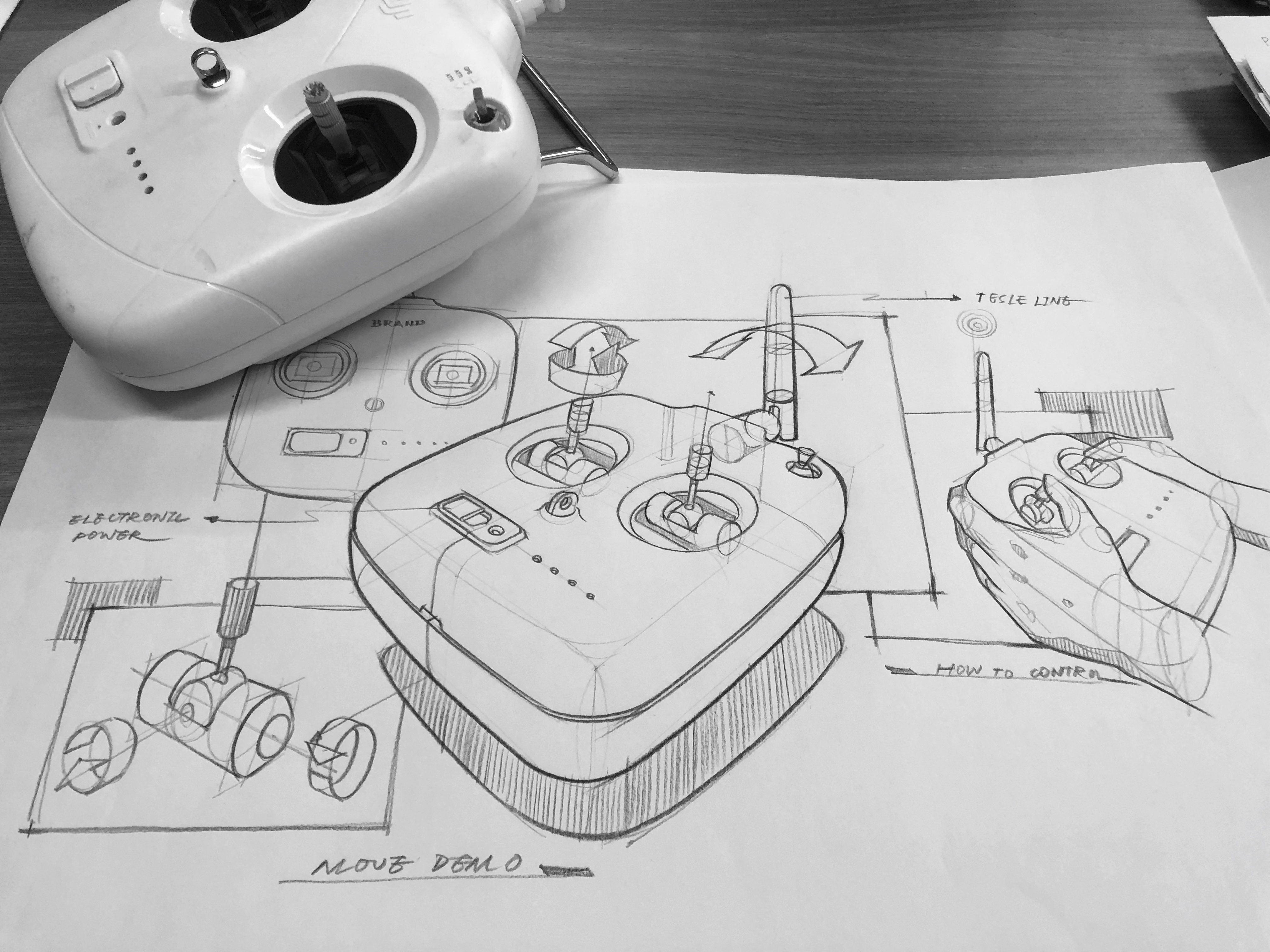 Hand drawn，product design，