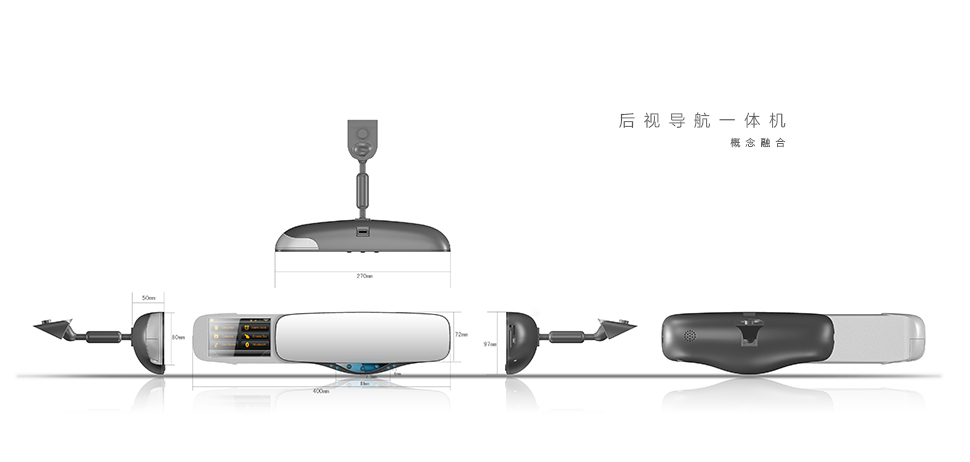 Car and rearview mirror，