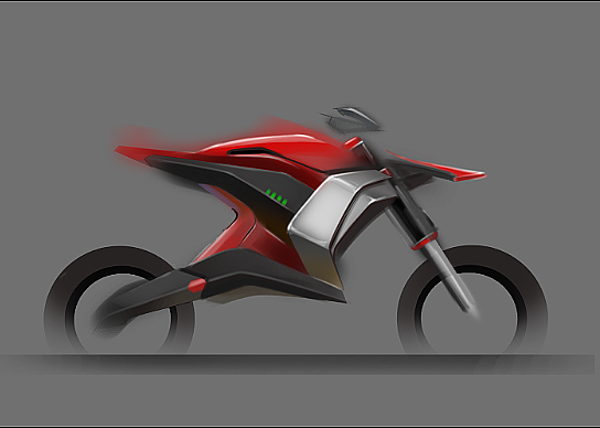 sketch，Motorcycle，