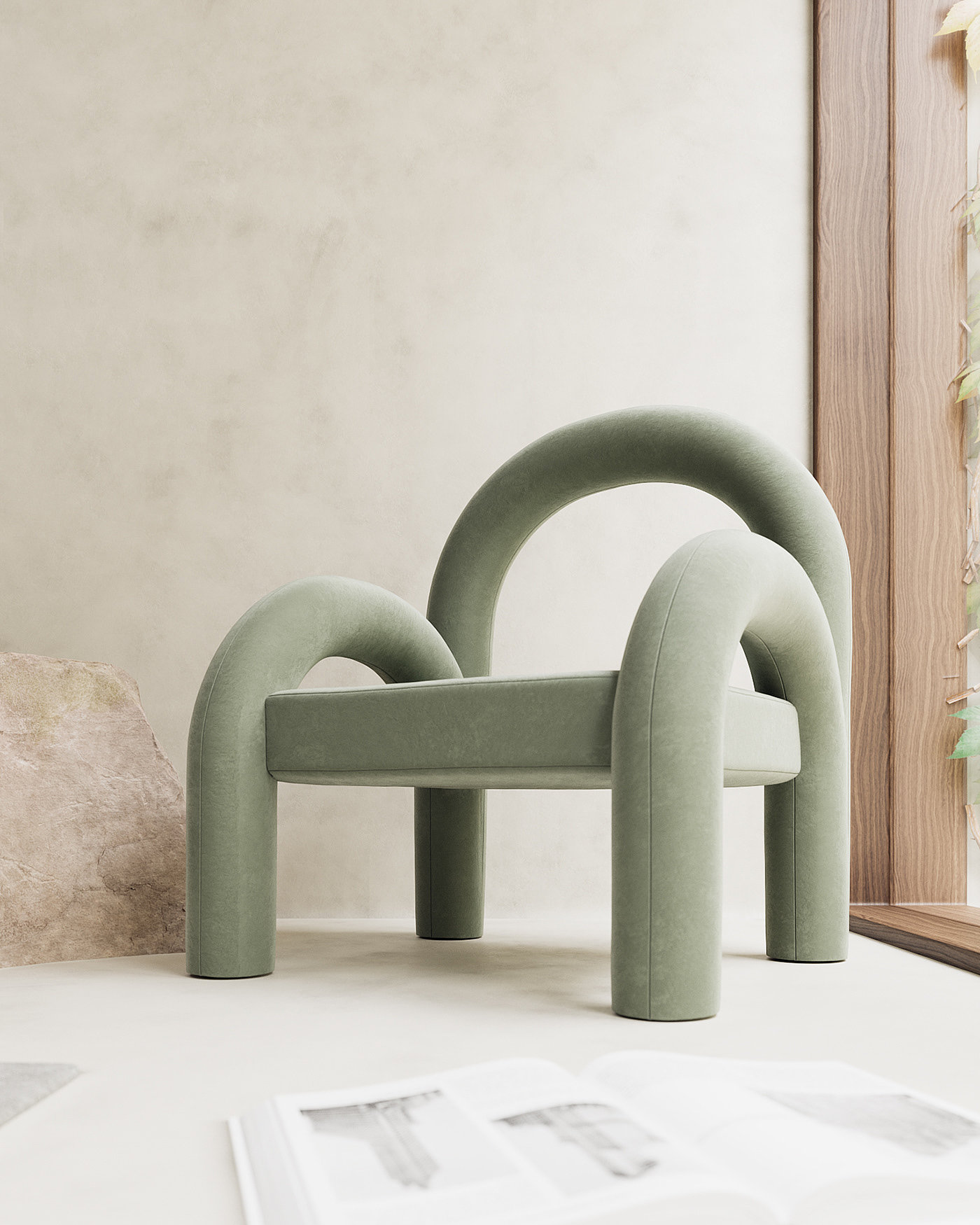 Alga armchair，chair，furniture，industrial design，