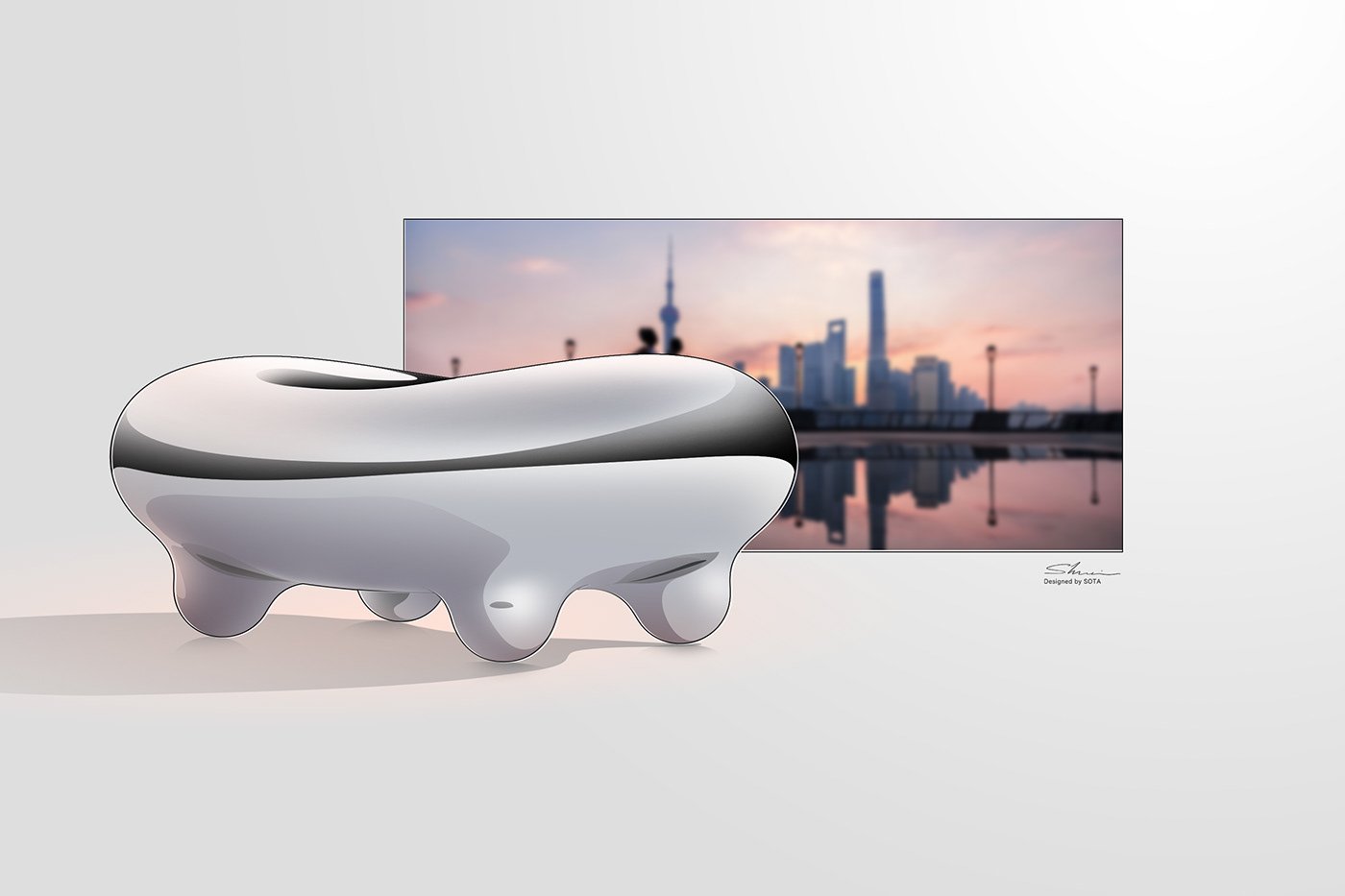 chair，public，city，