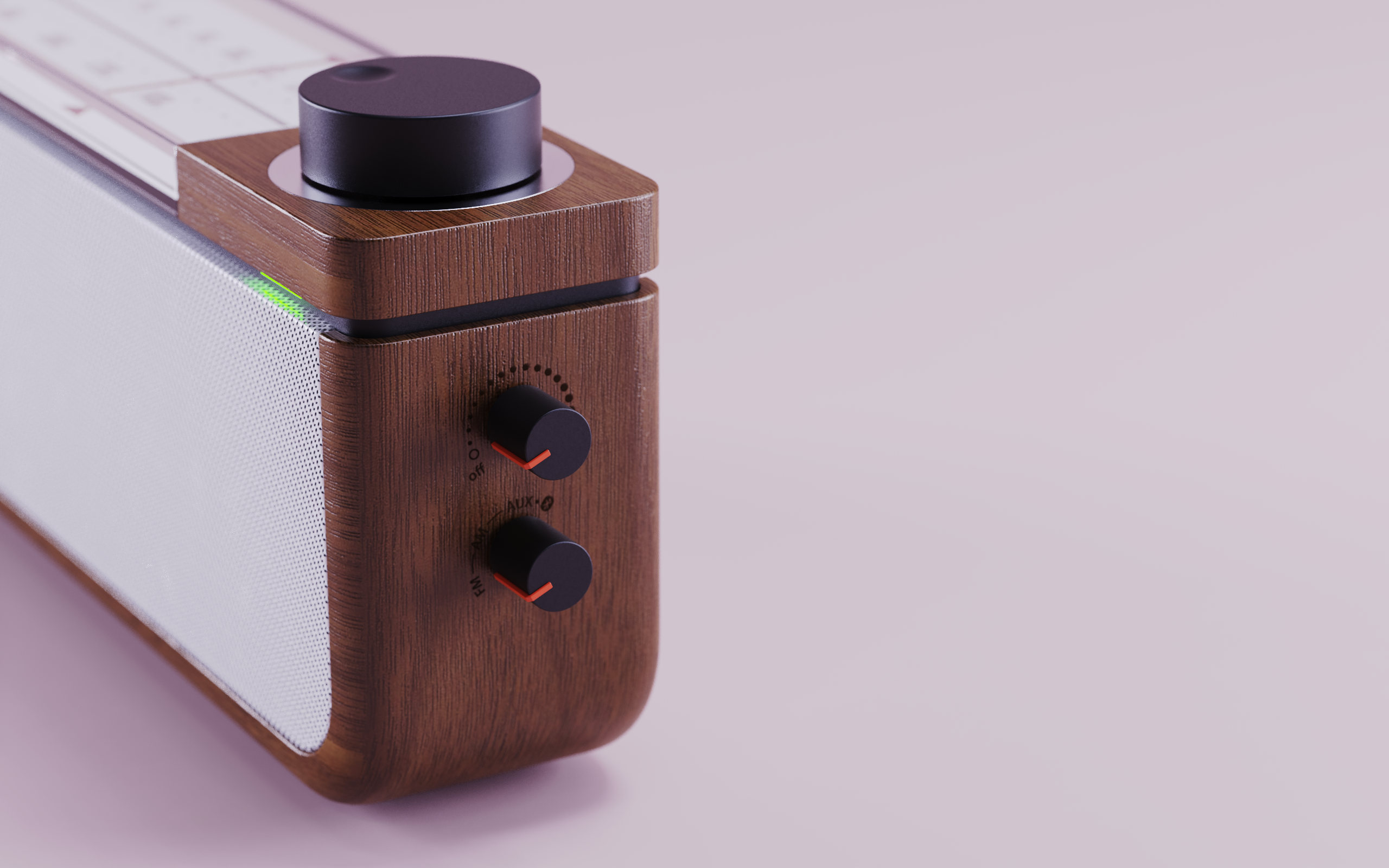Bluetooth Speaker ，radio，Retro，solid wood，