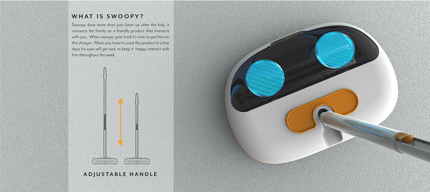 Mop，Cleaning tools，robot，Cute，