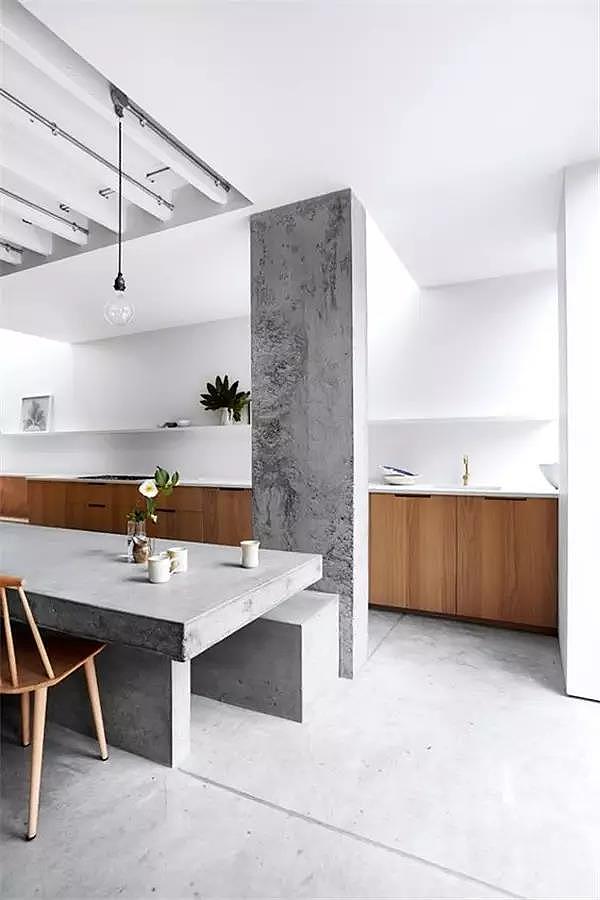 Interior design，decorate，cement，Log，Material matching，