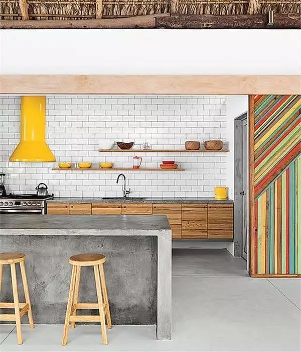 Interior design，decorate，cement，Log，Material matching，