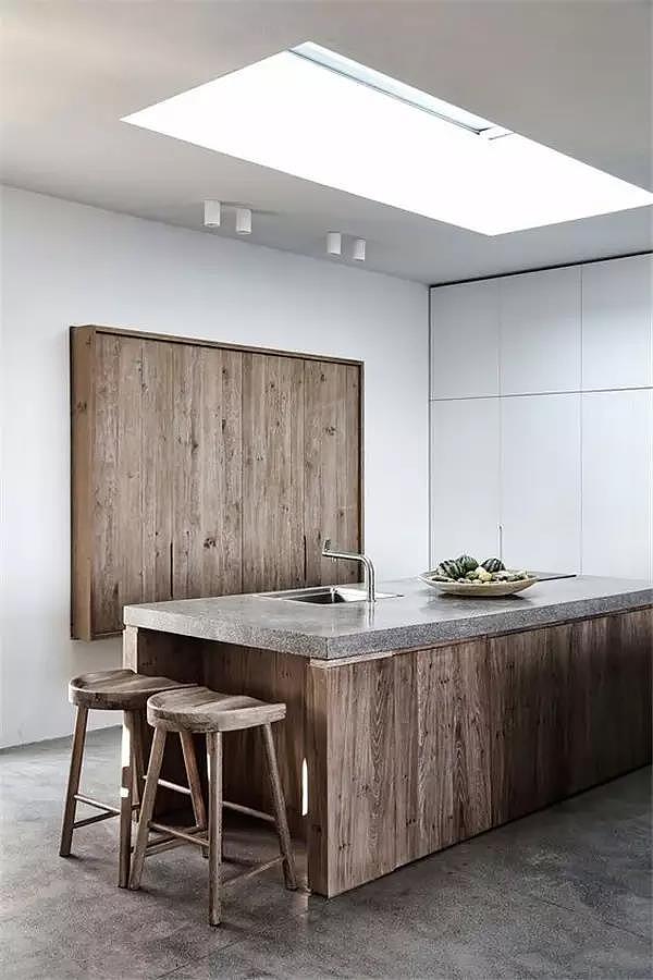 Interior design，decorate，cement，Log，Material matching，