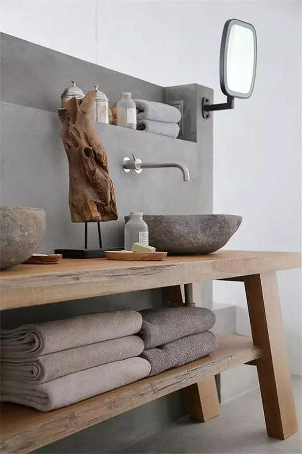 Interior design，decorate，cement，Log，Material matching，