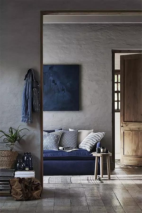 Interior design，decorate，cement，Log，Material matching，