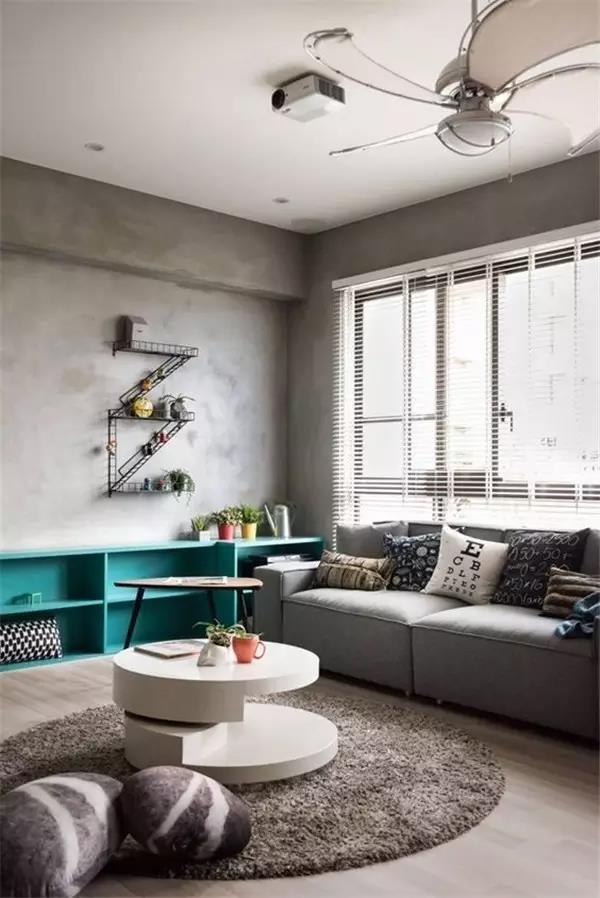 Interior design，decorate，cement，Log，Material matching，