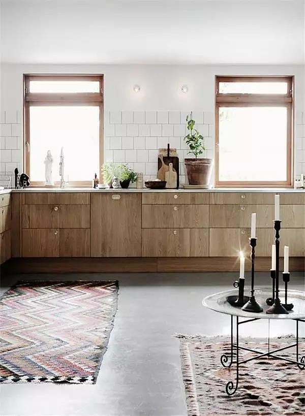 Interior design，decorate，cement，Log，Material matching，