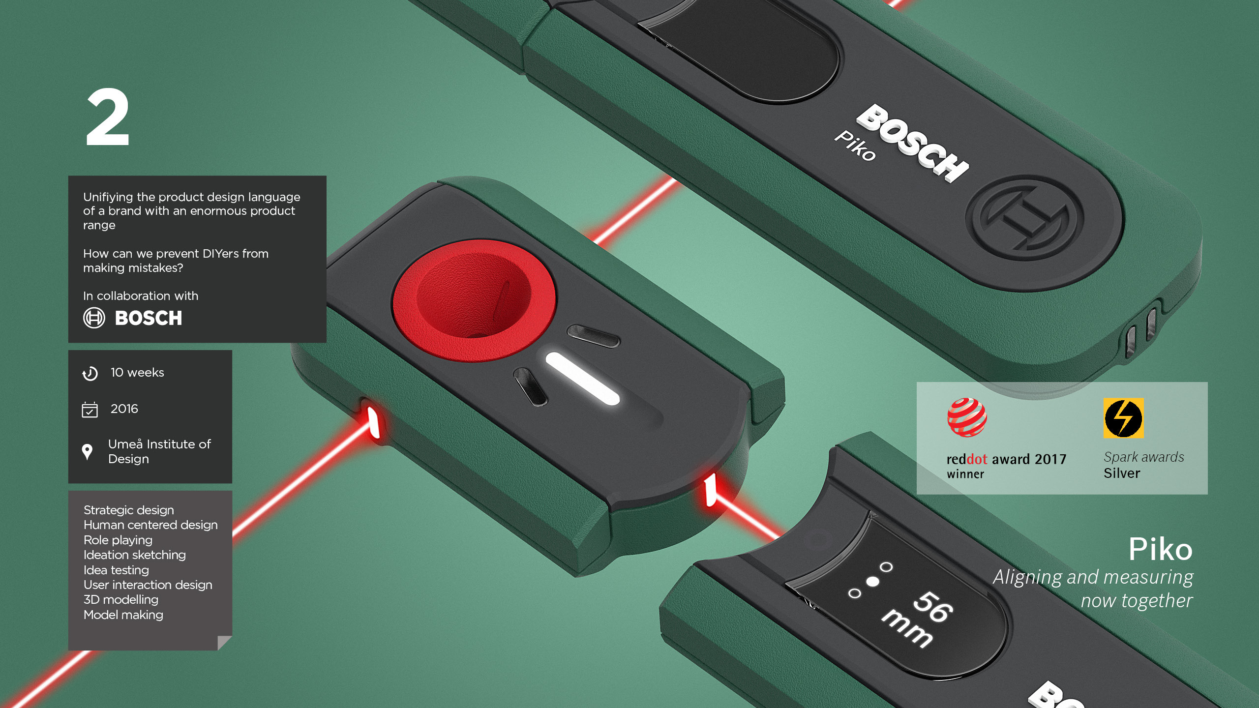Innovative design，Calibration tool，Measuring tools，Laser ruler，2017 red dot award，
