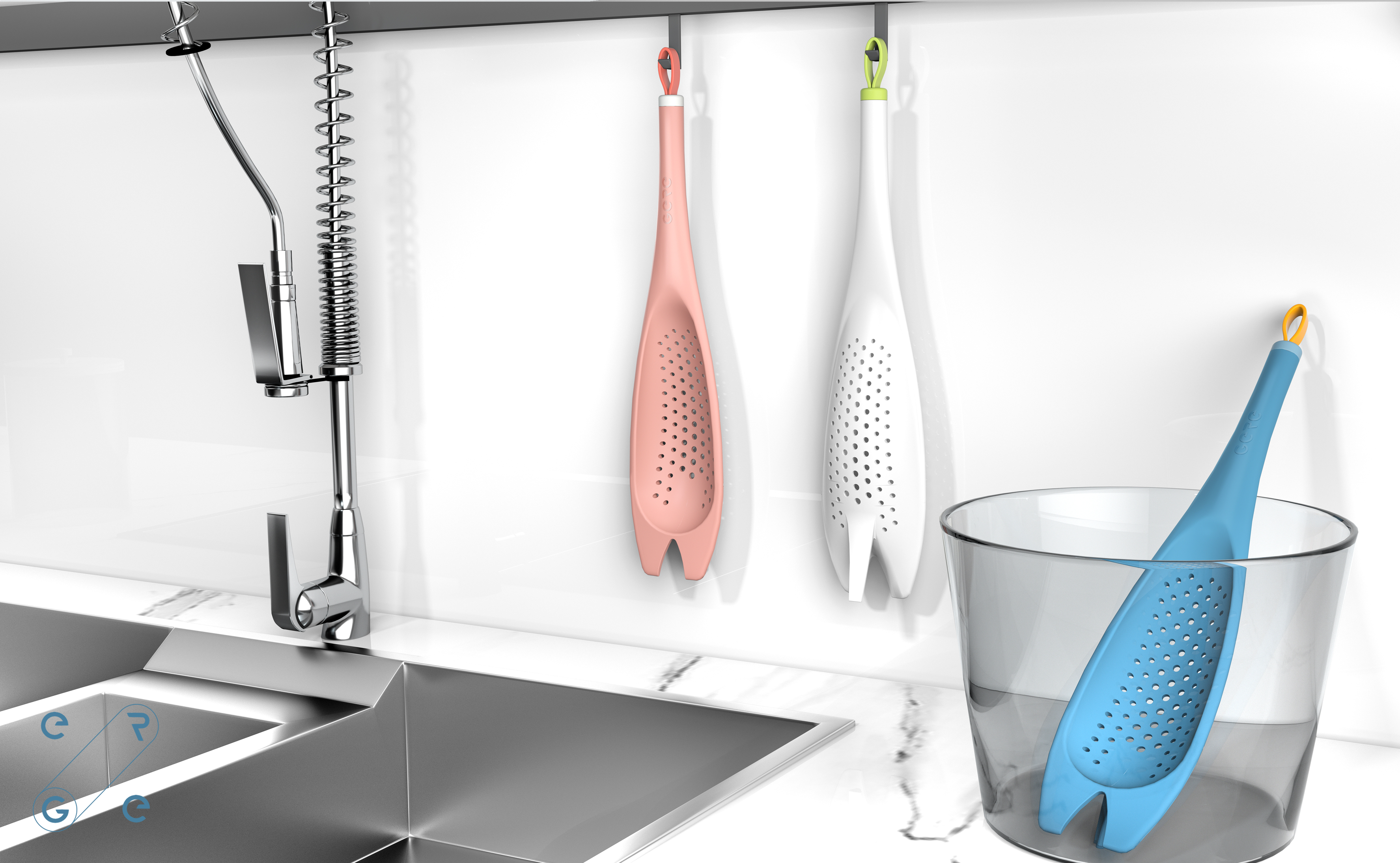 Kitchen supplies，Daily Necessities，Dripping magic，Rice spoon，Grey design，