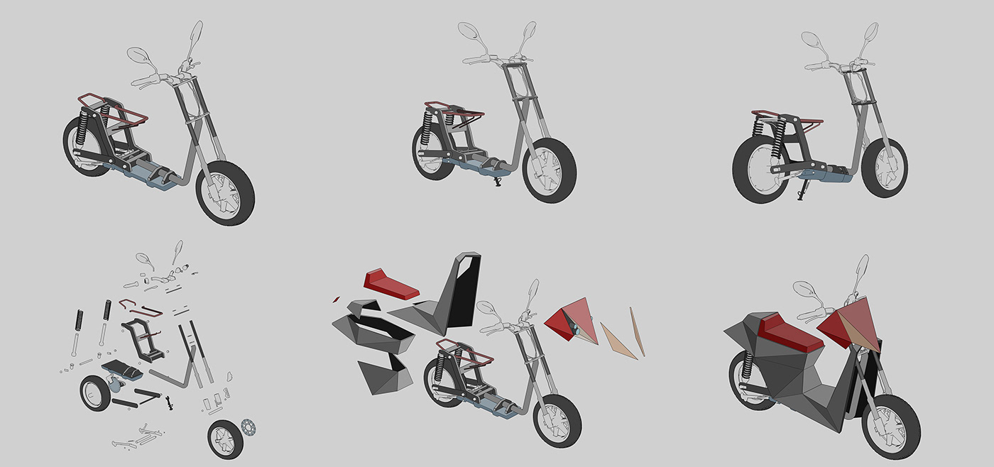 ARRIVAL - CGI，motorcycle，vehicle，3D design，