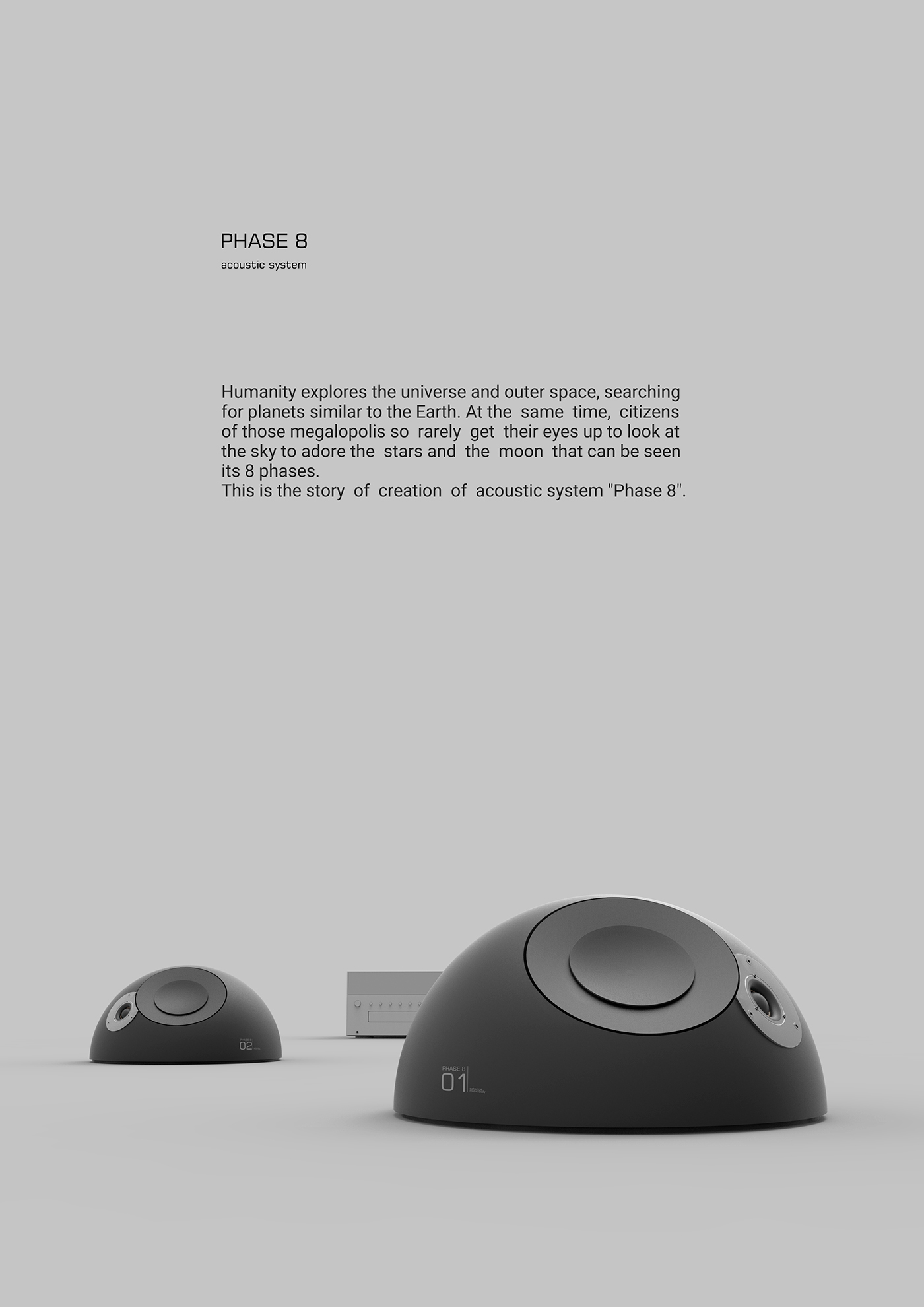red dot，moon，phase of the moon，speaker system ，originality，