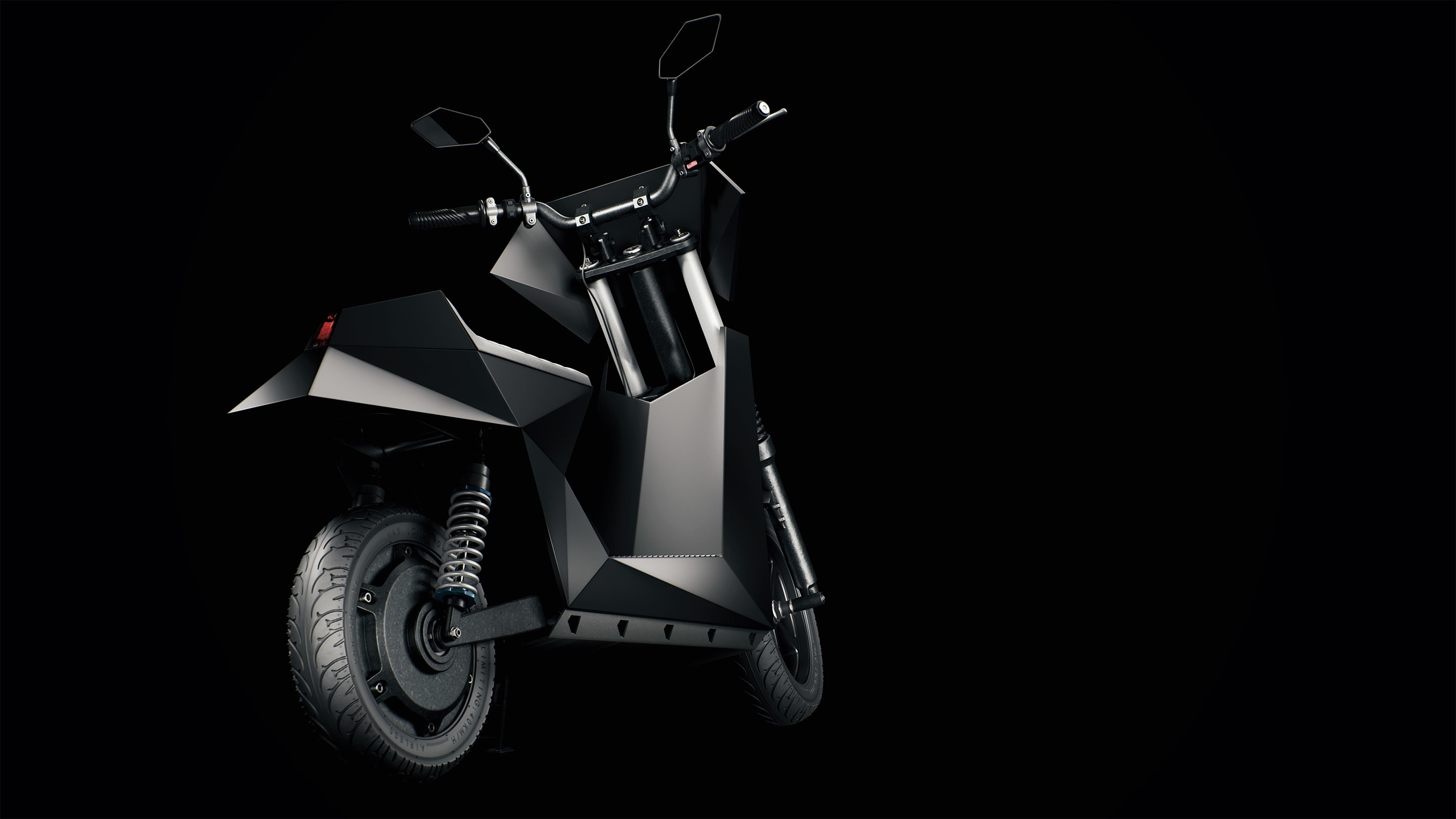 一个超级完美的摩托车3d模型设计超级酷炫开眼界了